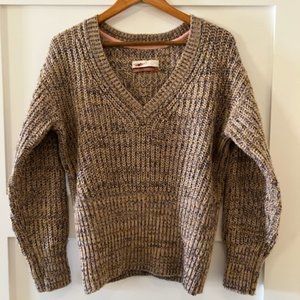 Anthropologie Pilcro Marika V-Neck Sweater size large
